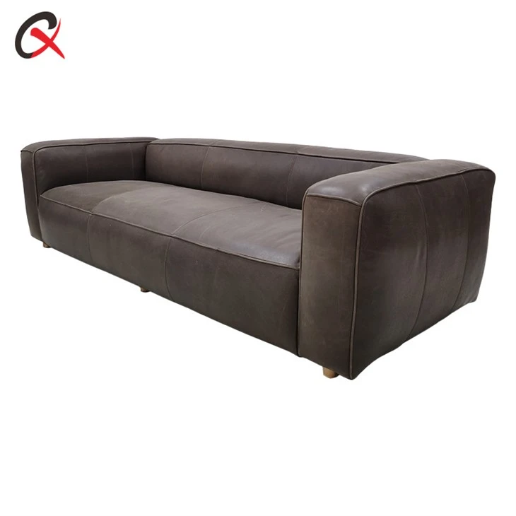 Modern 3 Seat Leather Sofa