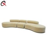 Zakrivljena 3-dijelna sofa